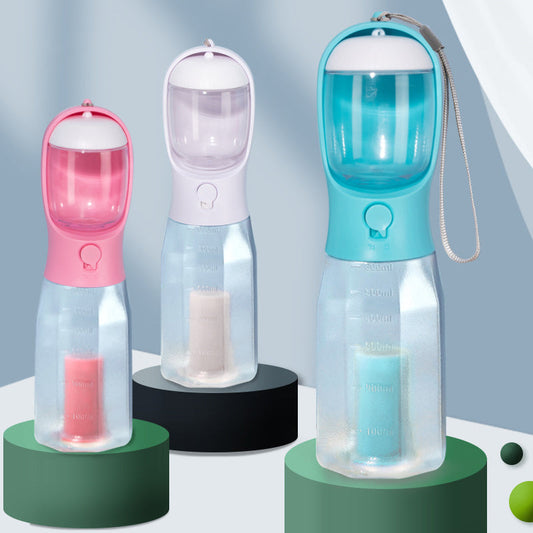 🐶💧 Bottiglia 3-in-1 Portatile per Animali Domestici