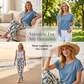 👗 50% DI SCONTO ORA! 🔥 Set da donna: top con laccio laterale e pantaloni a motivi – Morbido e regolabile – Perfetto per le vacanze estive o il resort – vibrazioni tropicali e leggere 👖
