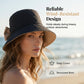 👒💕 Cappello da donna con fiocco e tesa larga per proteggersi dal sole ☀️🛡️