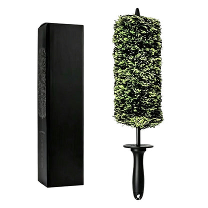 🔥 OFFERTA CALDA 2026 💥 50% DI SCONTO 🧼 Spazzola per pulizia profonda dei cerchi – Microfibra a lungo raggio per cerchi, pinze freno e vano motore – Setole morbide antigraffio, impugnatura ergonomica + protezione nocche – Include scatola di stoccaggio