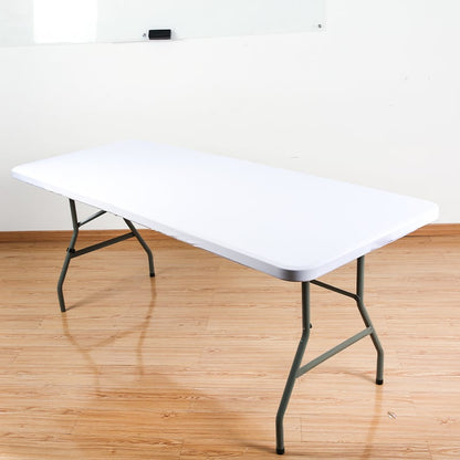 📏 Copertura estensibile per tavolo – Adatta per tavoli da 4ft, 6ft e 8ft! ✨ Facile da applicare, impermeabile e resistente al vento – perfetta per interni ed esterni. 🍽️💧