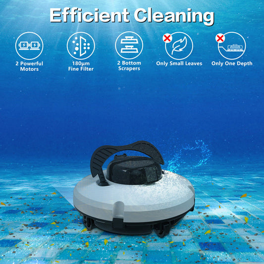 ⏰🔥50% DI SCONTO! 🤖 Robot per la pulizia della piscina – Senza fili, potente, intelligente e pulizia senza sforzo 🌊✨