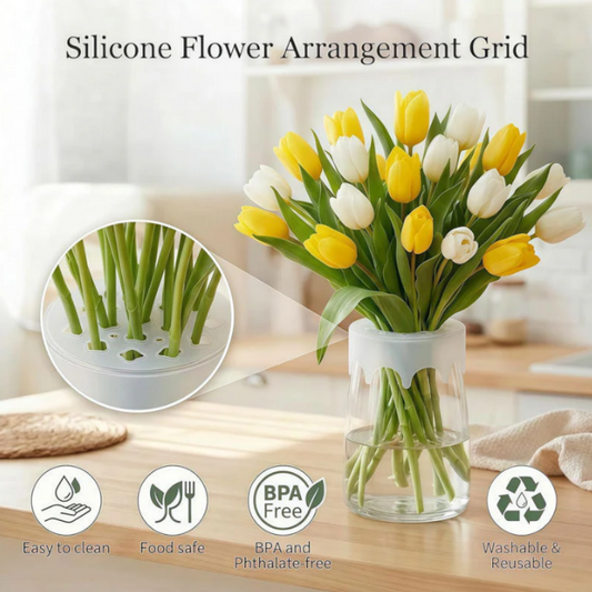 🎁 Nuovo arrivo 2026 – 50% DI SCONTO 💥 Griglia in silicone per composizioni floreali