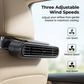 🔥 ULTIMO GIORNO DI SALDI 49% DI SCONTO 🏆 BreezGo™ Ventilatore per Auto 🌬️ – 3 Velocità, Clip da Appoggio ⚡ Ricarica USB-C per Auto 🚗, Carrelli da Golf 🛺 e Camper 🏕️