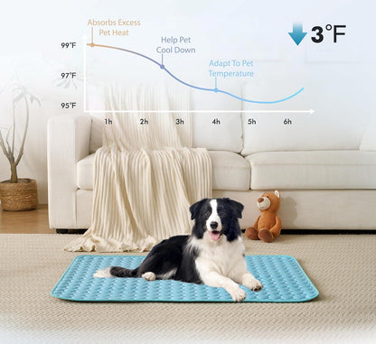 ❄️🐾 Tappetino rinfrescante per animali domestici (Effetto rinfrescante 4 volte superiore) 🐶 Un must-have estivo per ogni proprietario di animali