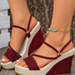 👡✨ Sandali con zeppa da donna 🌟👠