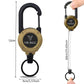💥 ULTIMO GIORNO DI OFFERTA - 50% DI SCONTO 💥 🏆 Portachiavi a moschettone retrattile 🎣 – Cavo d'acciaio da 65 cm, supporto portabadge robusto, utensile EDC leggero per chiavi, badge e uso esterno