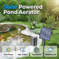 ☀️🐟 Aeratore solare per stagno con pompa d'aria – bolle per una vita sana! 💨🌿