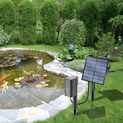 ☀️🐟 Aeratore solare per stagno con pompa d'aria – bolle per una vita sana! 💨🌿