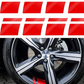 🚗✨ Adesivi riflettenti per cerchioni auto 🌟