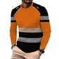 👕 50% DI SCONTO! 🏃‍♂️ Maglia a maniche lunghe sportiva da uomo – Traspirante con stampa discreta – Perfetta per giornate attive, jogging o tempo libero – traspirante e comoda 🌿