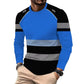👕 50% DI SCONTO! 🏃‍♂️ Maglia a maniche lunghe sportiva da uomo – Traspirante con stampa discreta – Perfetta per giornate attive, jogging o tempo libero – traspirante e comoda 🌿