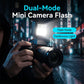 ✨📸 Flash ricaricabile tascabile per fotocamera – Sempre pronto! 🔋⚡