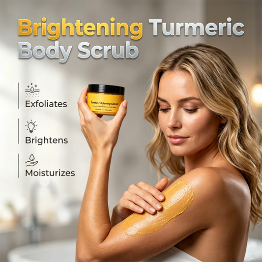 🌞🍂 Scrub corpo esfoliante alla curcuma – rigenerante e luminoso ✨