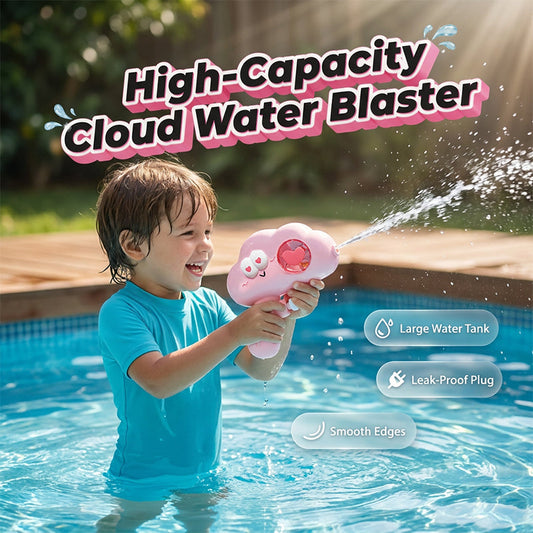 【1+1 gratis】☁️💦 Mini pistola ad acqua a pressione a forma di nuvola