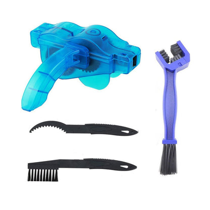Kit strumenti per pulire e spazzolare la catena della bicicletta