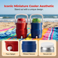 🏖️🌈 Secchiello portabevande da spiaggia da 350 ml 🍹🌊