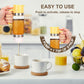 💥 ULTIMO GIORNO DI SALDI - 60% DI SCONTO 🍯✨ Dispenser da 9 oz per miele e sciroppo, in vetro, antigoccia