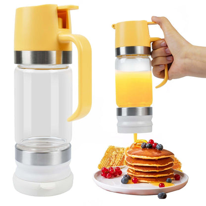 💥 ULTIMO GIORNO DI SALDI - 60% DI SCONTO 🍯✨ Dispenser da 9 oz per miele e sciroppo, in vetro, antigoccia