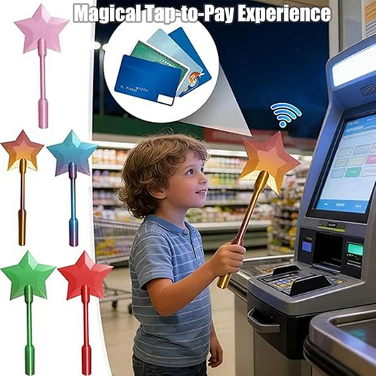 Bacchetta per pagamenti contactless stampata in 3D con punta a stella 💳🌟