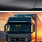 🚗💡 Lampada segnaletica a LED "Occhio del Diavolo" con pannello solare per auto – Protezione e visibilità 24/7! 🌙✨