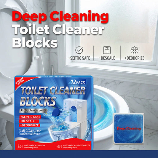 🚽✨ Pastiglia per WC a pulizia profonda – rimuove efficacemente calcare e macchie ostinate 💧🧼