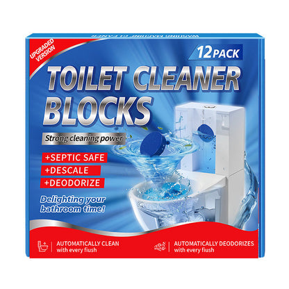 🚽✨ Pastiglia per WC a pulizia profonda – rimuove efficacemente calcare e macchie ostinate 💧🧼