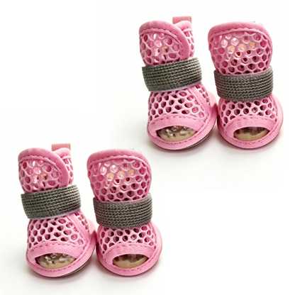 🐶💨 Scarpe in rete traspirante per cani – Antiscivolo, leggere e perfette per ogni passeggiata! 🦮✨