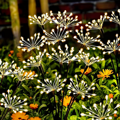 "Luci da giardino a fuochi d'artificio alimentate a energia solare" 🎆🌞✨