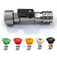 🛠️🔩 Adattatore da 3/4" GHT a 1/4" con attacco rapido – Compatibilità universale, tenuta sicura! 💪
