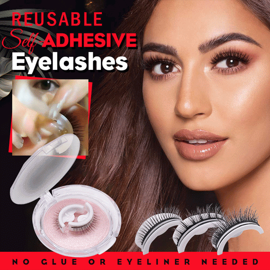 🔥👀 Ciglia autoadesive riutilizzabili – Il tuo sguardo da diva in un attimo! 💋