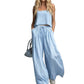 👗🛍️ Abito a due pezzi per donna – top corto e pantalone ampio a vita alta – Comodo, elegante e alla moda! ✨