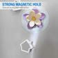 🌸📦 Set di clip magnetiche a fiore di ciliegio per buste alimentari – Tenuta sicura, stile unico! 🧲✨