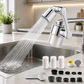 🚰💧 Prolunga orientabile per rubinetto con filtro a micron – Acqua pura, fino all'ultima goccia! 🌊