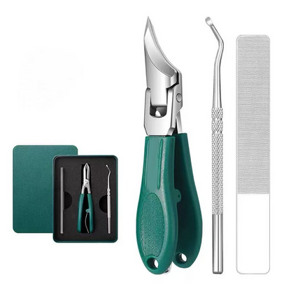 🦶💅 Set Professionale da 3 Pezzi per la Cura delle Unghie dei Piedi – Pedicure Perfetta a Casa Tua! ✨