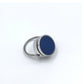 Unisex ring med pillebeholder i rustfritt stål og akrylinnlegg