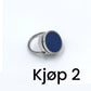Unisex ring med pillebeholder i rustfritt stål og akrylinnlegg