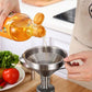 🧴 Imbuto in acciaio inox con filtro integrato – per liquidi e polveri
