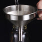 🧴 Imbuto in acciaio inox con filtro integrato – per liquidi e polveri