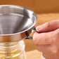 🧴 Imbuto in acciaio inox con filtro integrato – per liquidi e polveri