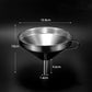 🧴 Imbuto in acciaio inox con filtro integrato – per liquidi e polveri
