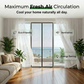 🚪 Zanzariera magnetica con telaio completo in velcro – installazione facile, protezione totale! 🦟