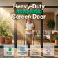 🚪 Zanzariera magnetica con telaio completo in velcro – installazione facile, protezione totale! 🦟