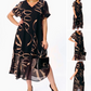 👗 Abito midi fluido con scollo a V – eleganza leggera per ogni occasione 🌸