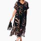 👗 Abito midi fluido con scollo a V – eleganza leggera per ogni occasione 🌸