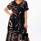 👗 Abito midi fluido con scollo a V – eleganza leggera per ogni occasione 🌸