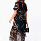 👗 Abito midi fluido con scollo a V – eleganza leggera per ogni occasione 🌸