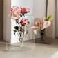 🏺 OFFERTA LIMITATA 50% DI SCONTO! 💥 Vaso trasparente a forma di cornice per foto – stile nordico in acrilico, perfetto per la tua scrivania ✨