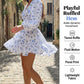 🌸 Abito mini donna con stampa floreale e scollo a V – fresco e femminile! 💃