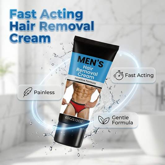🧔💪 Crema depilatoria delicata per uomo – pelle liscia senza irritazioni!